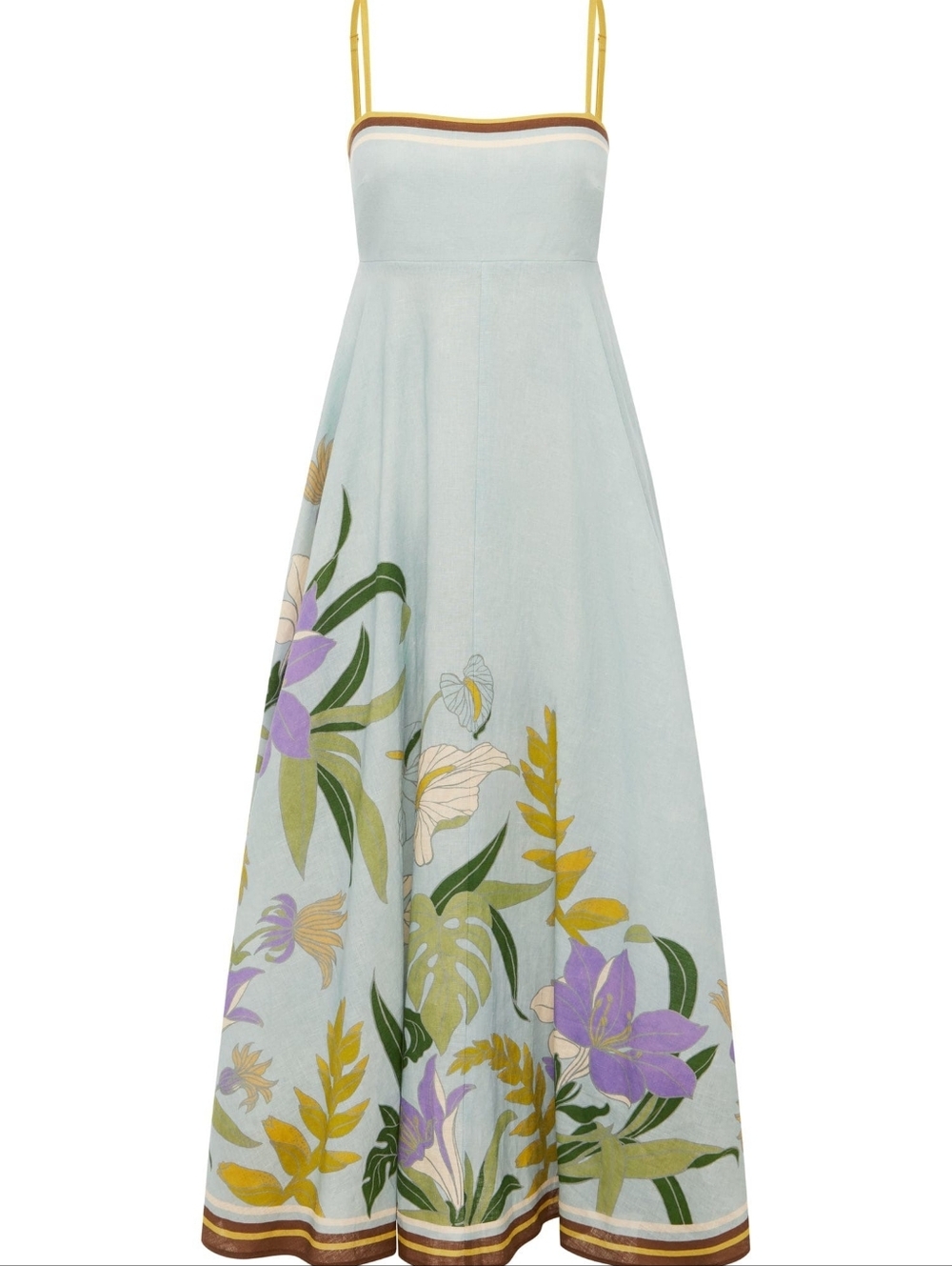 ALEMAIS Alfie Linen Sleeveless A-Line Sundress - Picture 4 of 9